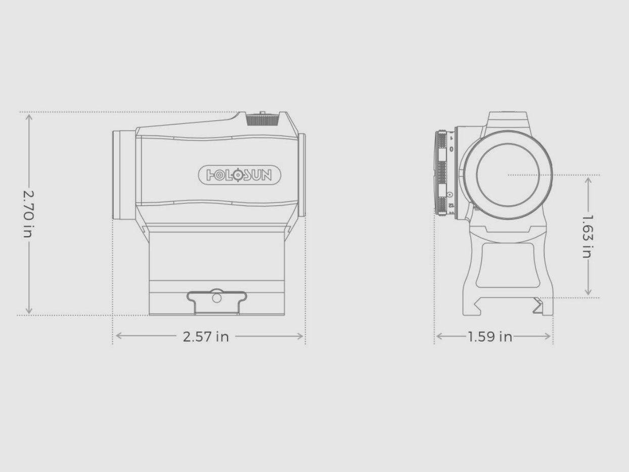 Holosun Elite Gold HE403R-GD 2MOA