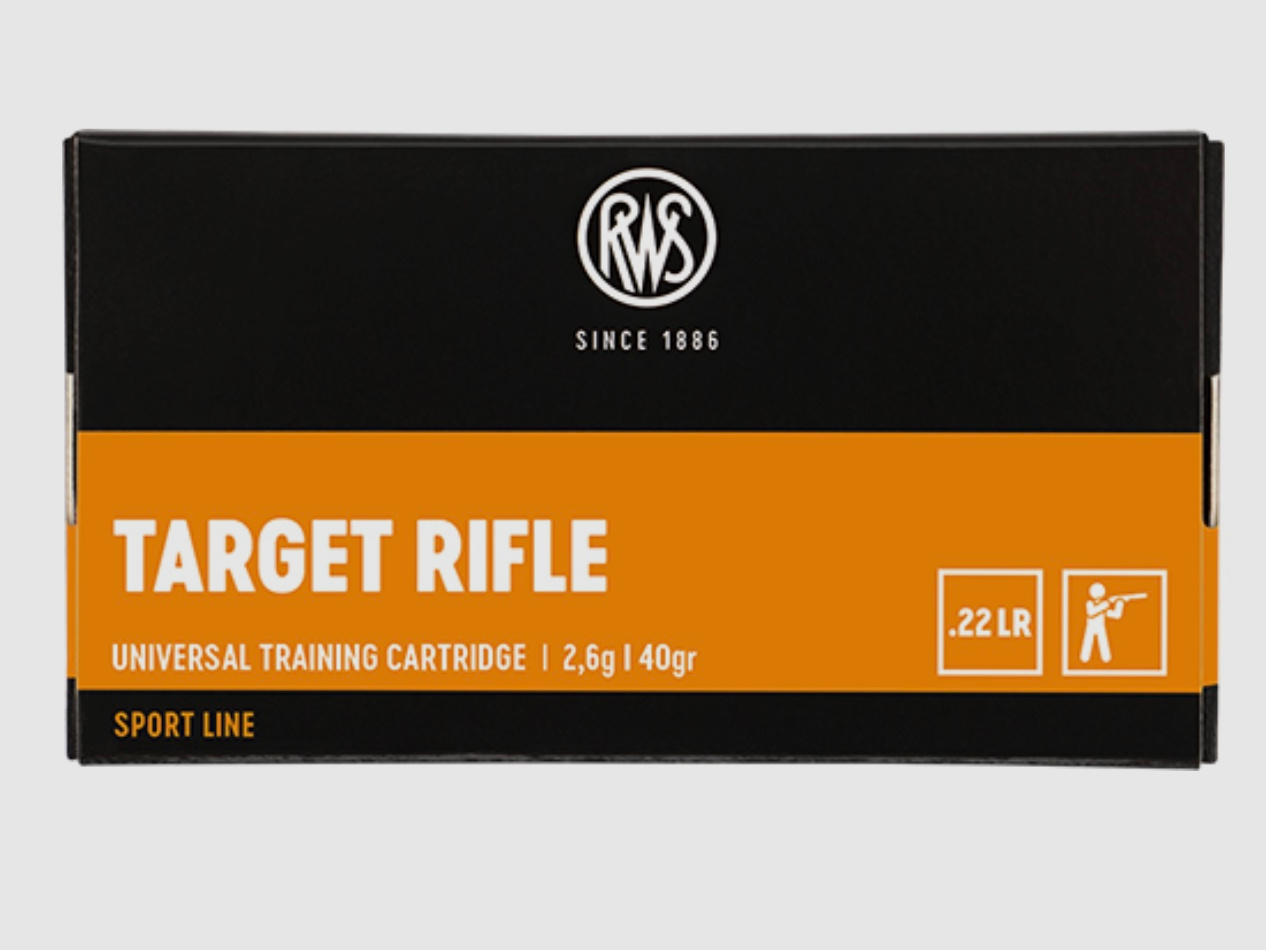 RWS .22 lfb. Target Rifle 2,6g 40grs. KK Munition Sport Line