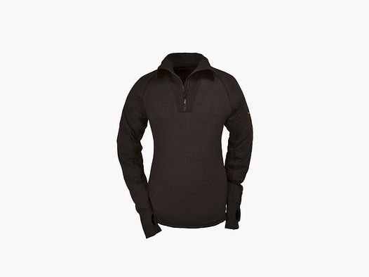 MAGLIA TERMICA Sottotuta con zip TS 400 Nero