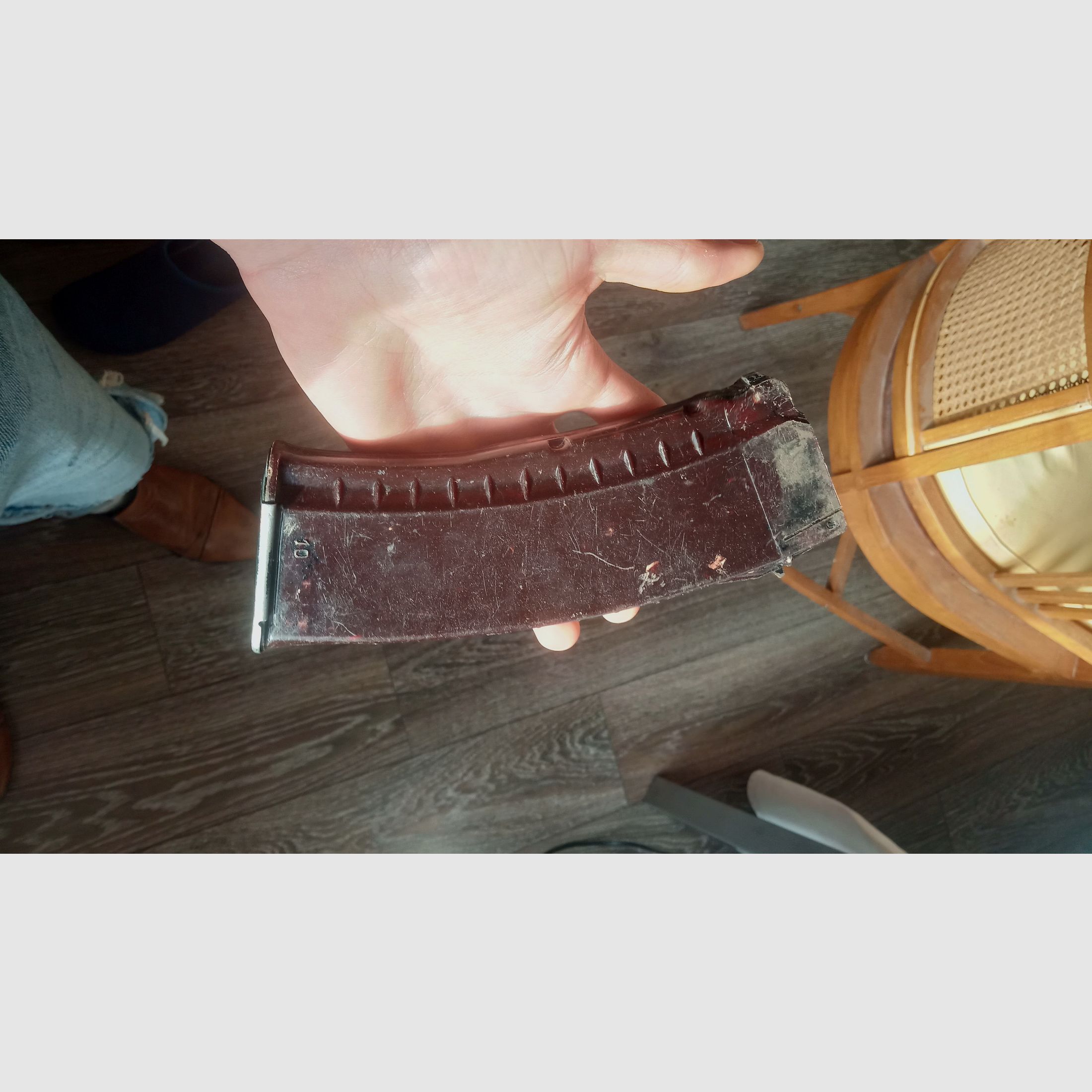 Russisches AK74 Tula Plum Deko Magazin (unbrauchbar/deaktiviert) // CCCP / Yunker