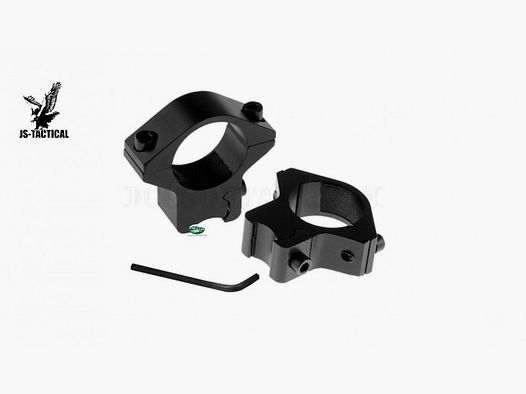 JS TACTICAL Anneaux Bas 1 Pouce Rail 11 M2008