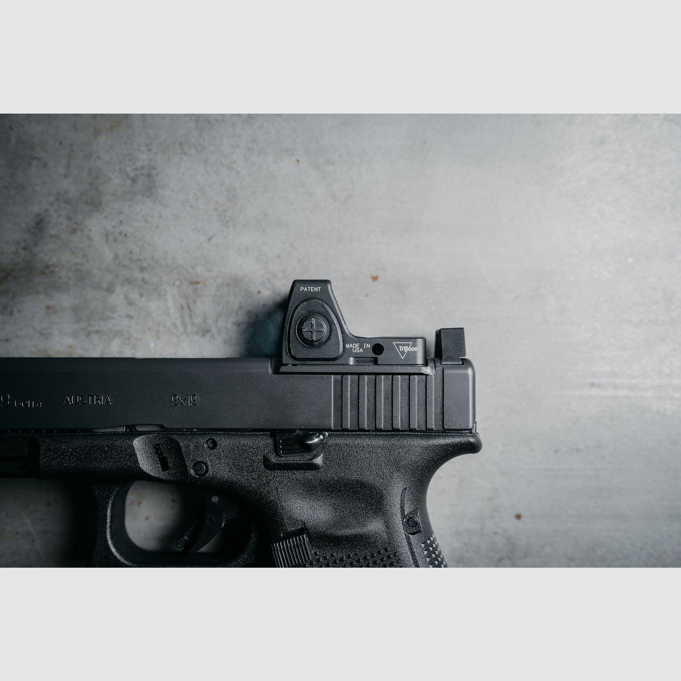 Projektowanie sterowania do przodu Uchwyt celowniczy Trijicon RMR SRO Glock MOS