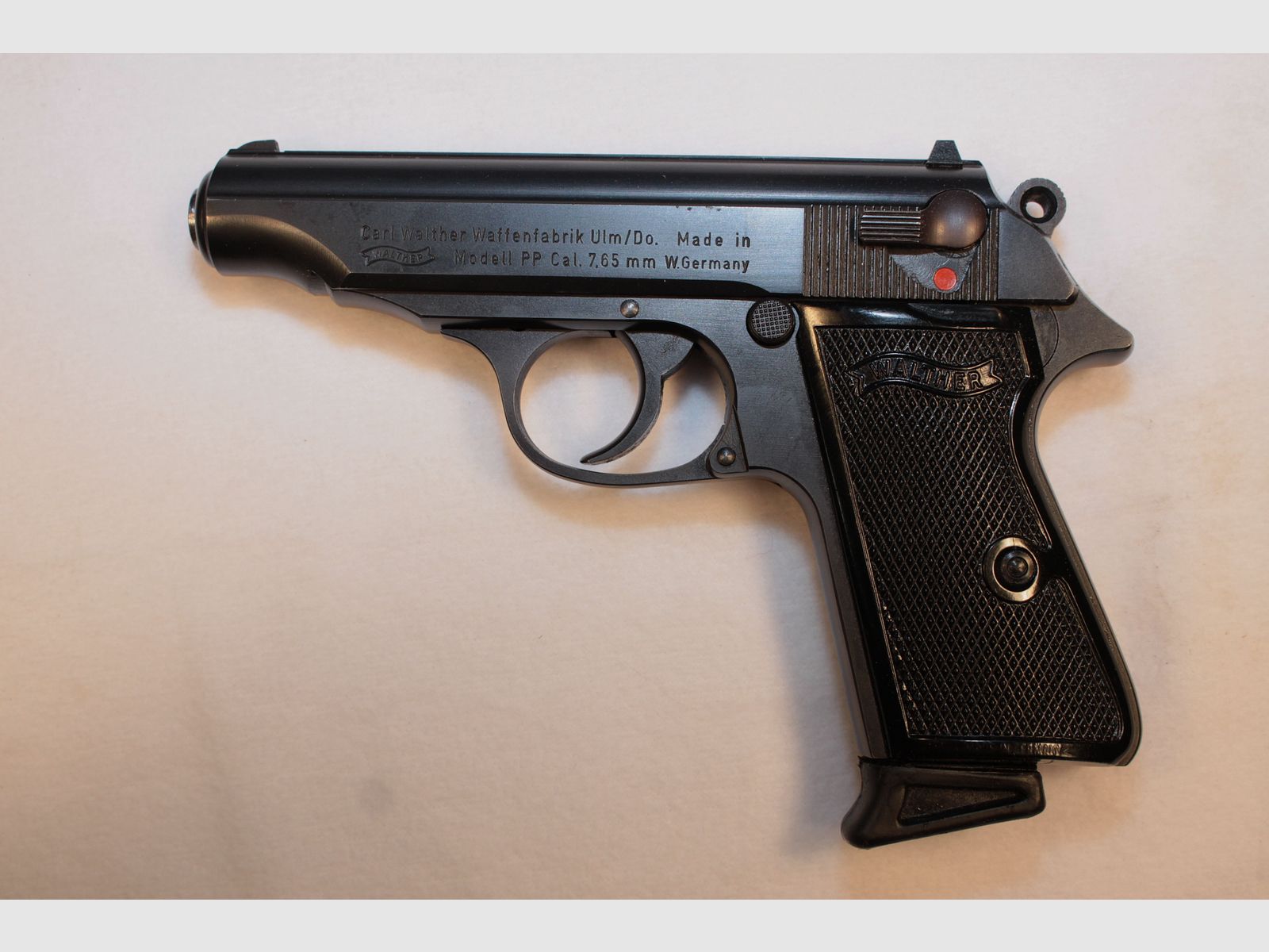 Walther Model PP en calibre 7,65 Browning.