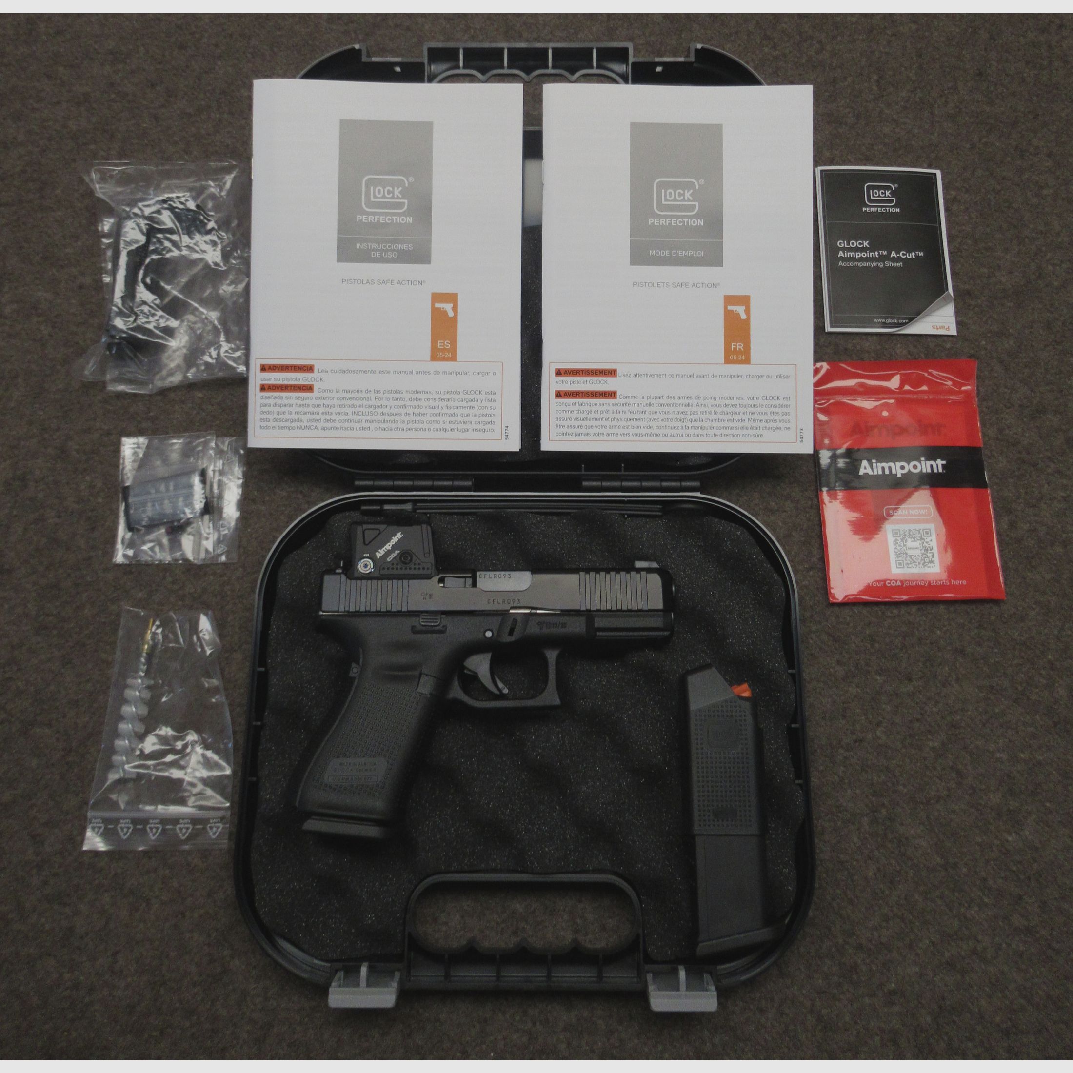 Pistole GLOCK mod. 19 Gen5 A-CUT Kal. 9mm Para, Bild 3 von 3