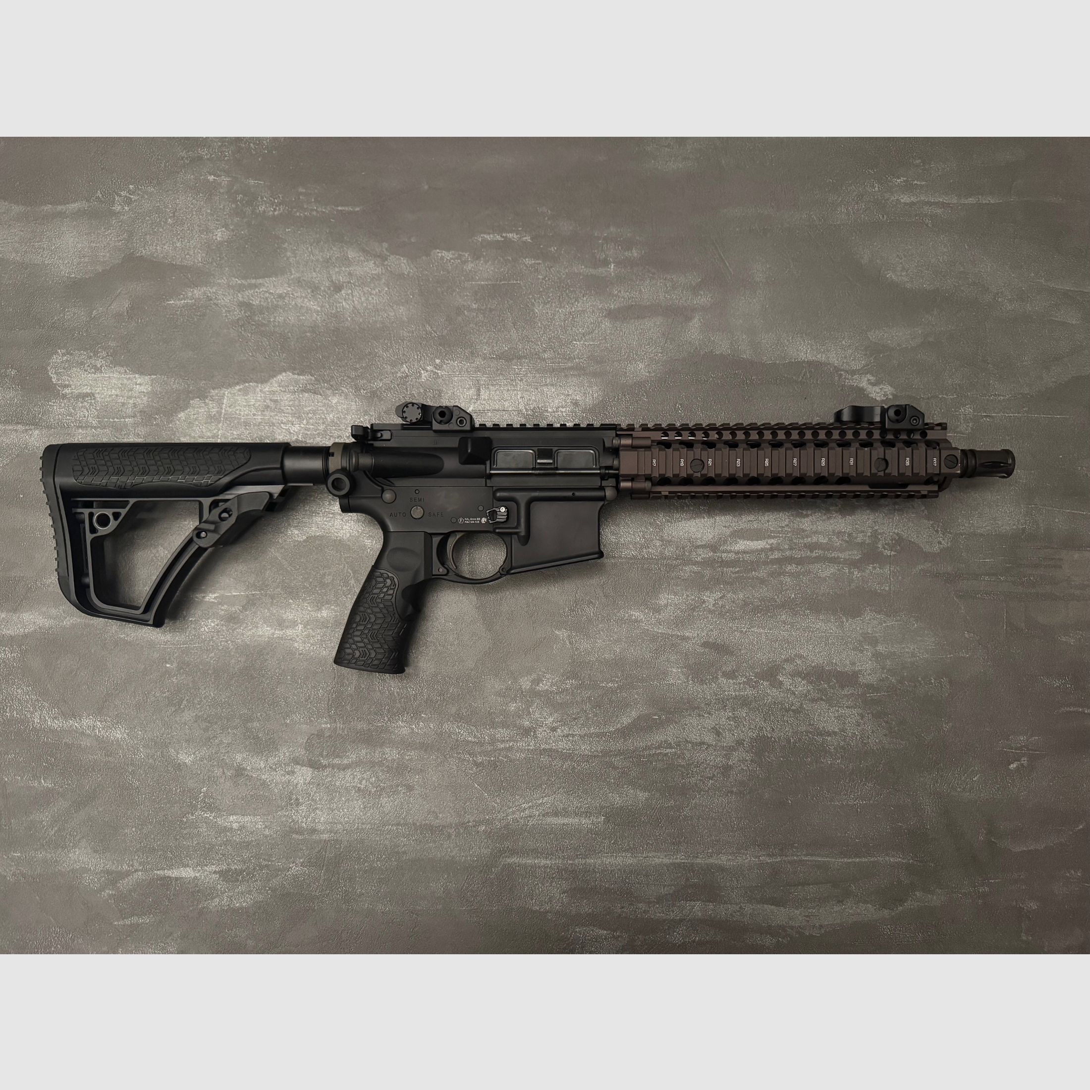 GHK Colt / Daniel Defense MK18 MOD1 Vollmetall Gas-Blow-Back 6mm BB Dualtone