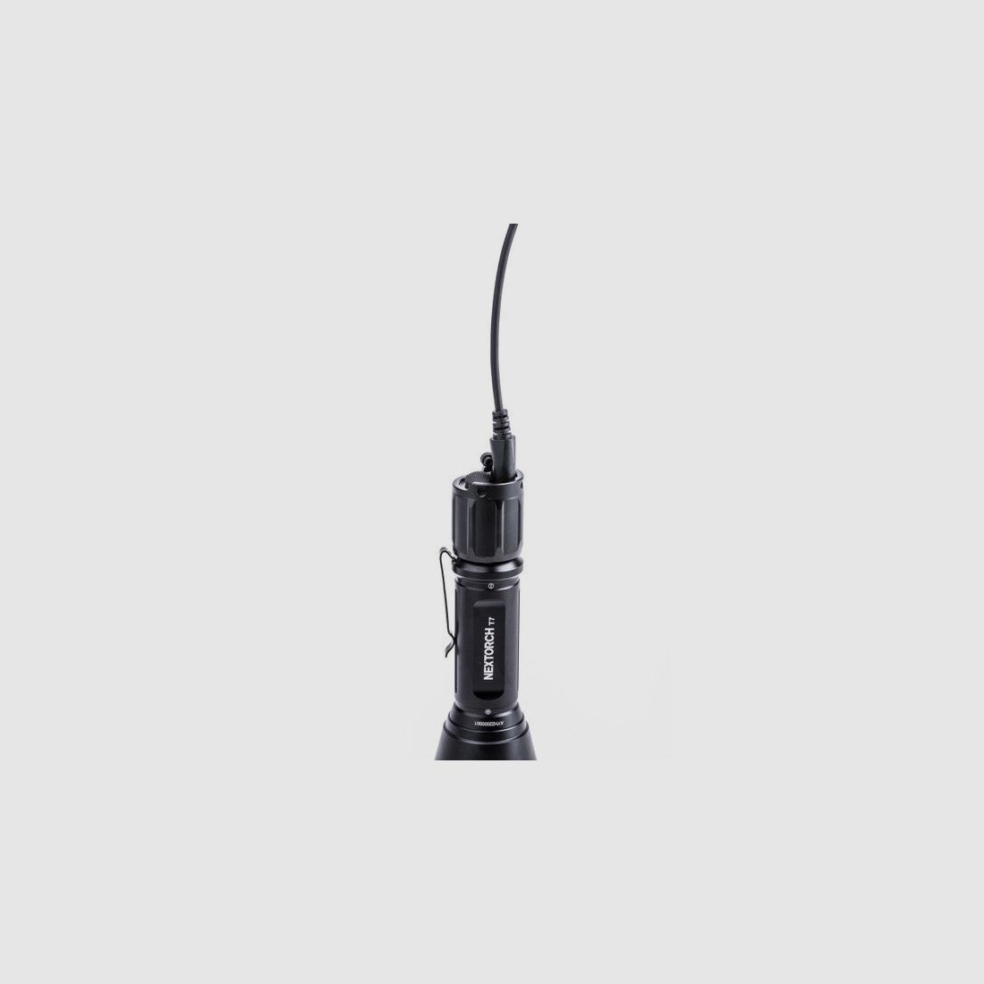 NEXTORCH T7 V2.0 SET Lampe de Poche de Chasse – Portée de 420 m incl. Support et Interrupteur à Câble