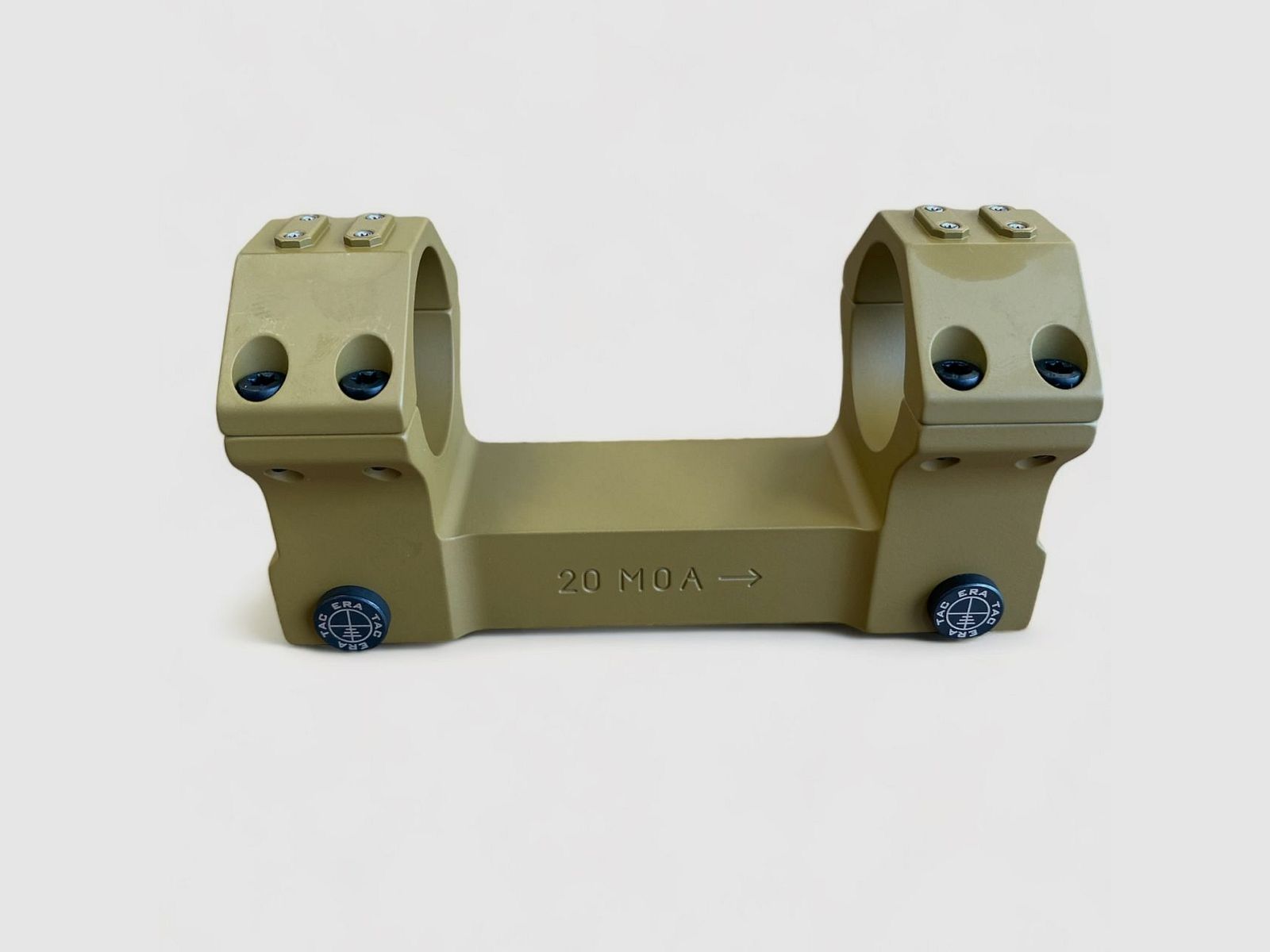 ERA-TAC Blockmontage Ø30mm BH22mm 20MOA RAL8000 Mutter Ausführung: mit Mutter