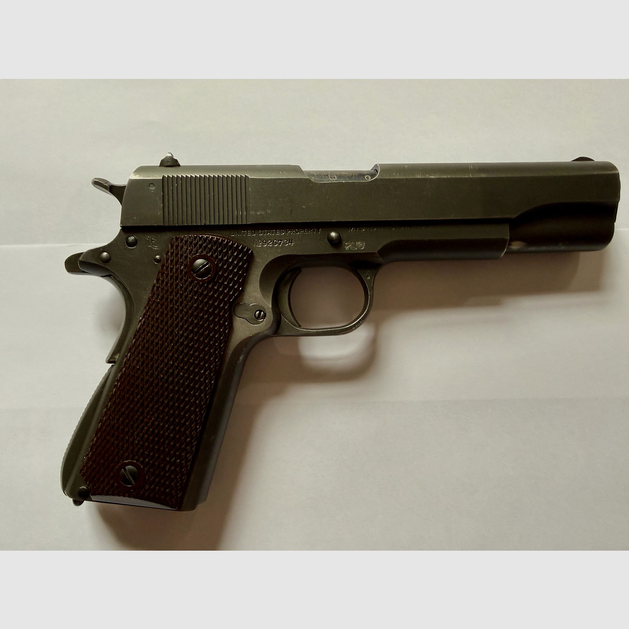 Colt M1911A1 – Esercito degli Stati Uniti WWII – 1943 – originale, corrispondente, GHD