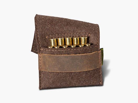 Estuche de cartuchos de fieltro "Bergstutzen