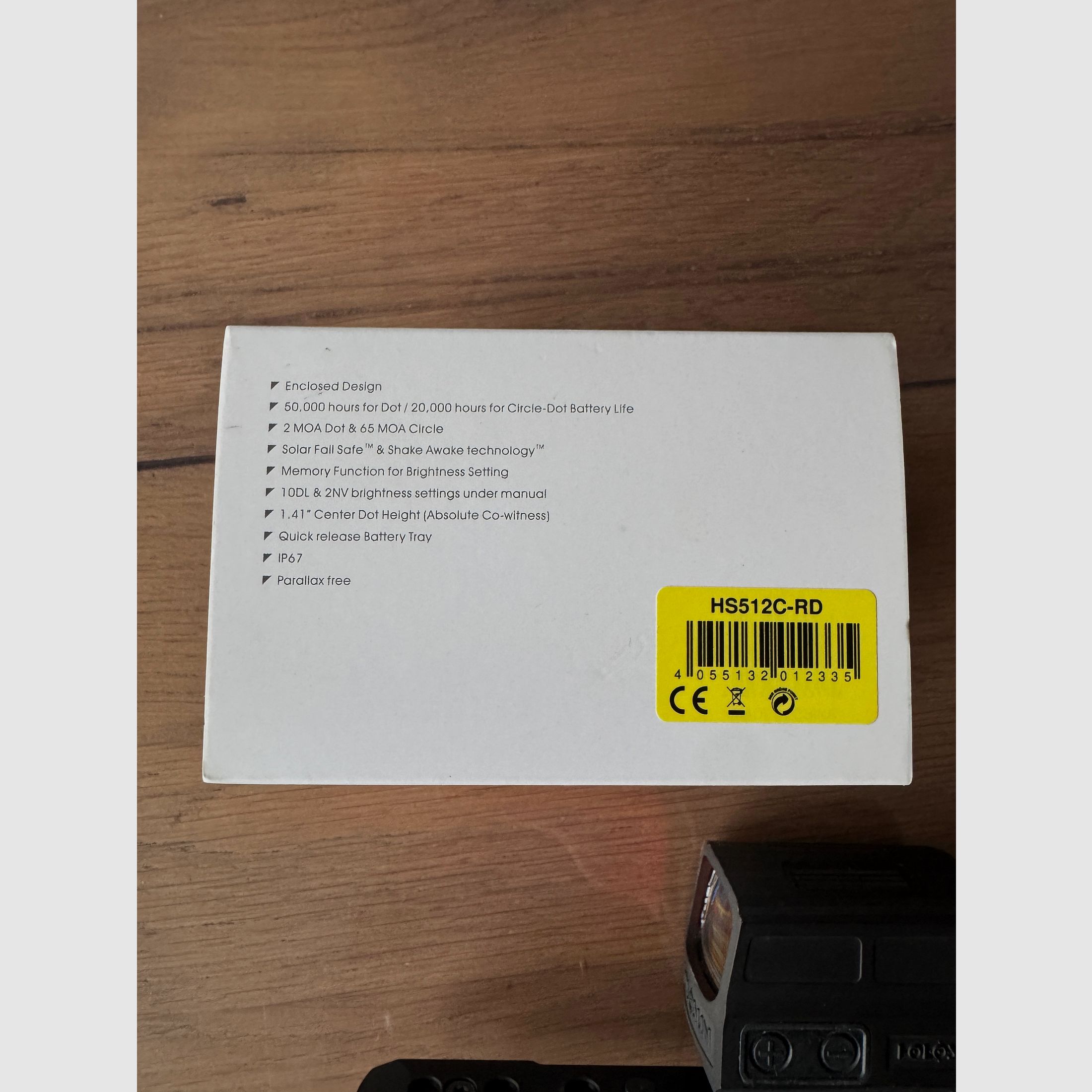 Holosun RED DOT sight HS512C with Dentler base