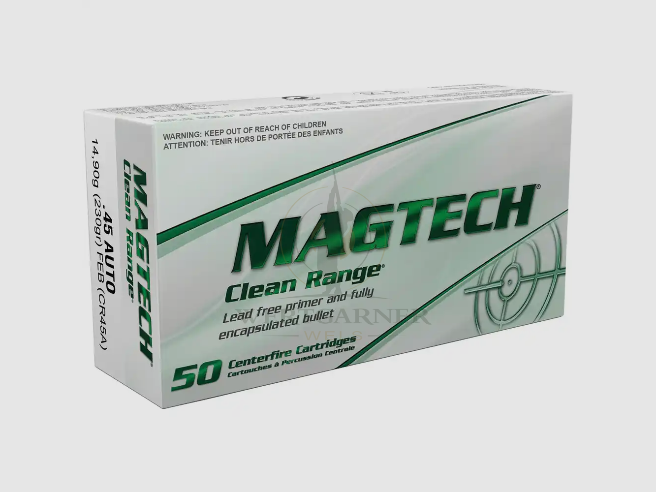 Magtech .45 ACP FEB Clean Range 14,9g/230grs., Bild 1 von 3