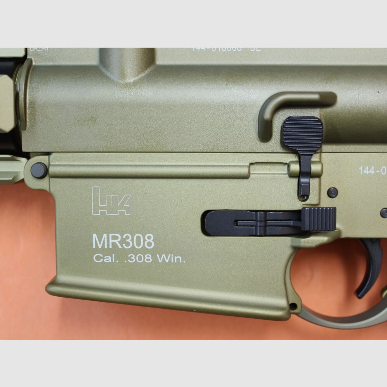 Heckler & Koch Ha. Fucile .308Win Heckler & Koch/H&K MR308 A3 28 16,5" Canne RAL8000, Sistema a Pistone a Gas HK417/G28