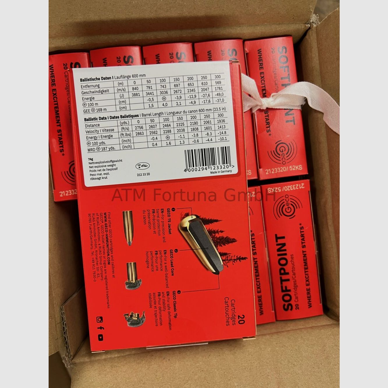 GECO Softpoint 30-06 Spr. Palla a punta cava 11,0g/170grs.