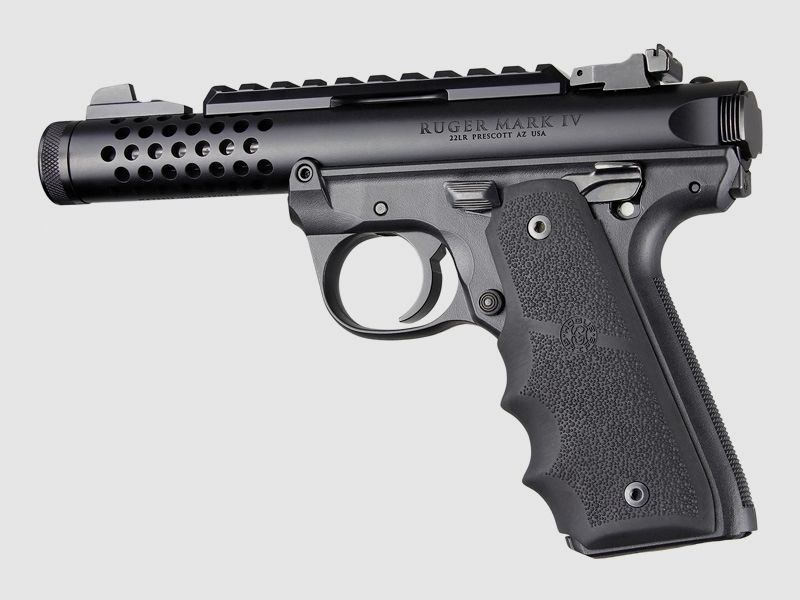 Hogue Rubber Grip Ruger 22/45 MkIV met vingergroeven, afbeelding 1 van 2