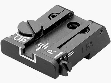 LPA TPU87BZ18 mira micrométrica ajustable para CZ P10 – Contorno Blanco