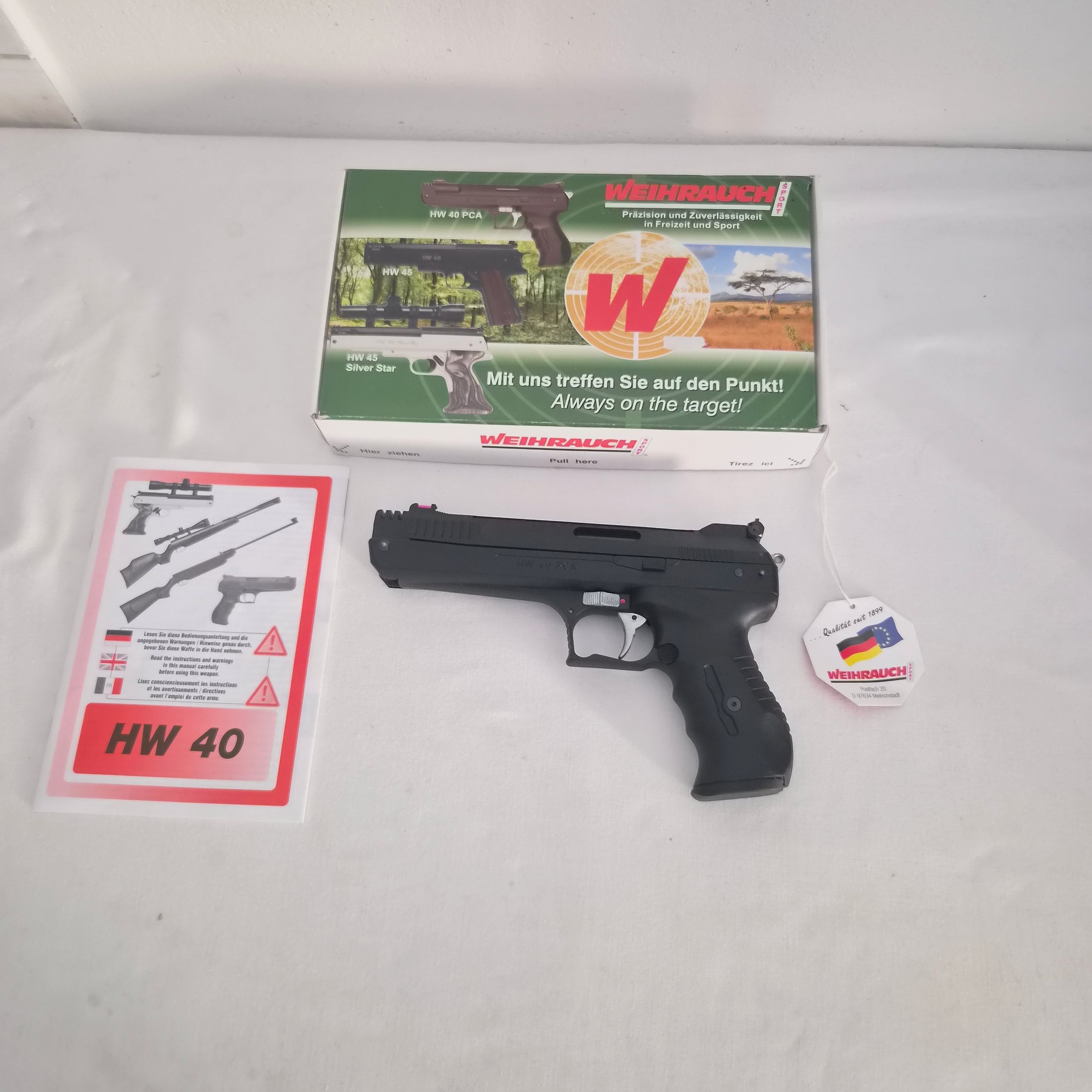 Weihrauch pistola ad aria compressa HW 40 PCA, immagine 1 di 7