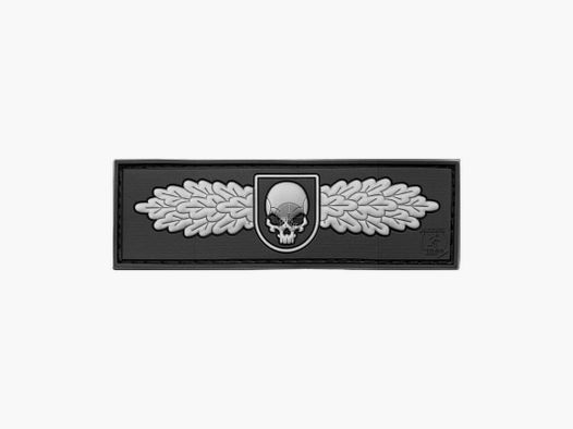 JTG SOF Skull Badge Rubber Patch-SWAT