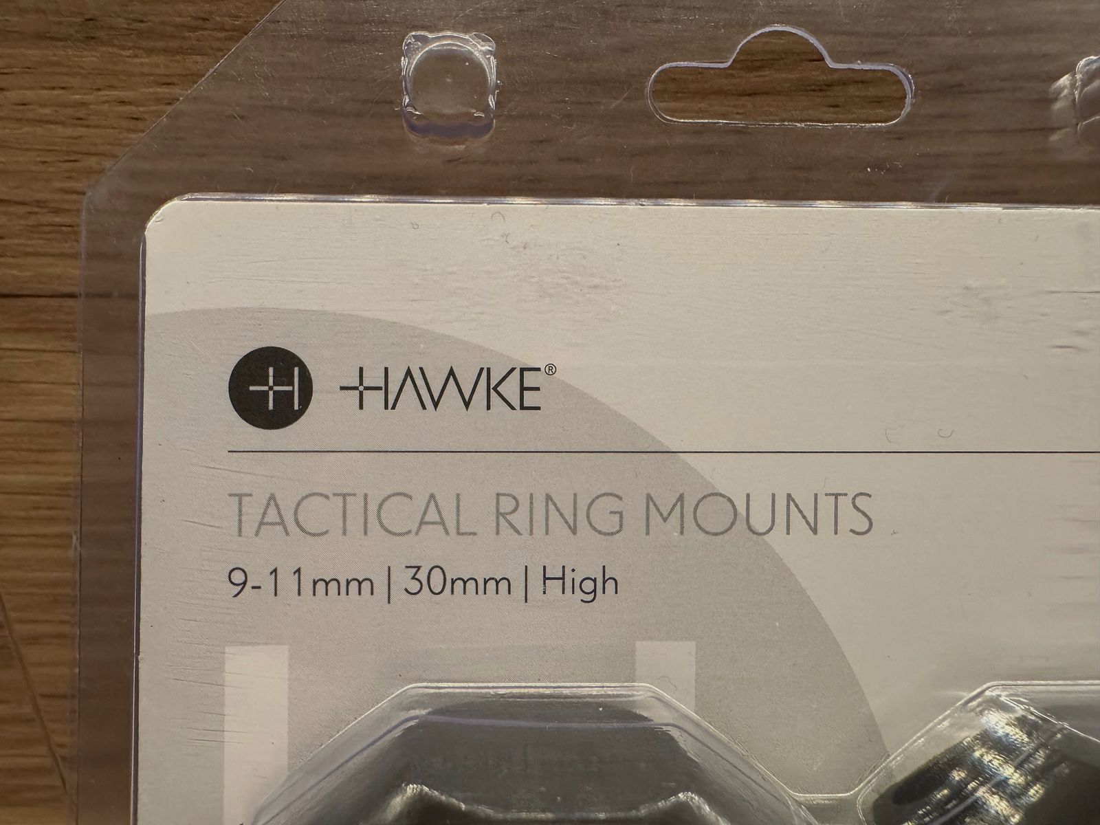 HAWKE Tactical scope mount for 9-11 mm prism rail 30 mm central tube - High version