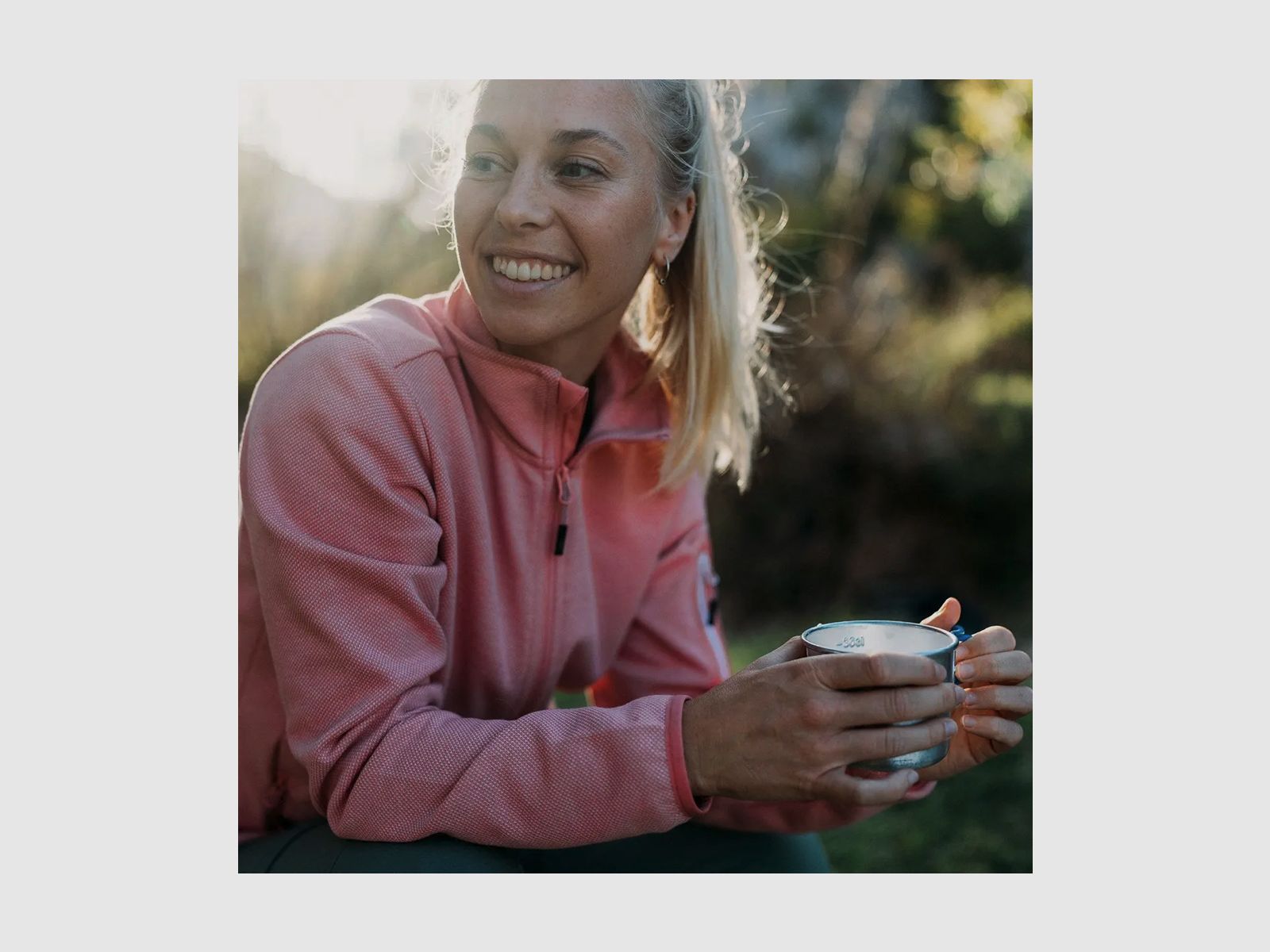 Chaqueta de mujer CMP Knit-Tech-Fleece con capa interior de malla Orchidea Bianco