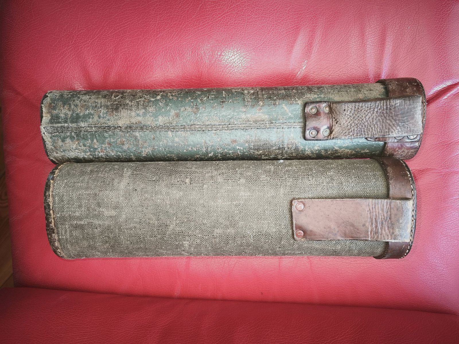 2 étuis pour lunette de tir lunette Goerz Oigee Berlin ZF lunette 1WK 2WK WW2 WK2 WK1Wehrmacht