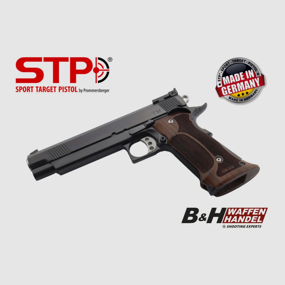 STP TM 6.0 Target Master avec poignée Nill Match-German-Master et viseur BOMAR, image 1 sur 10