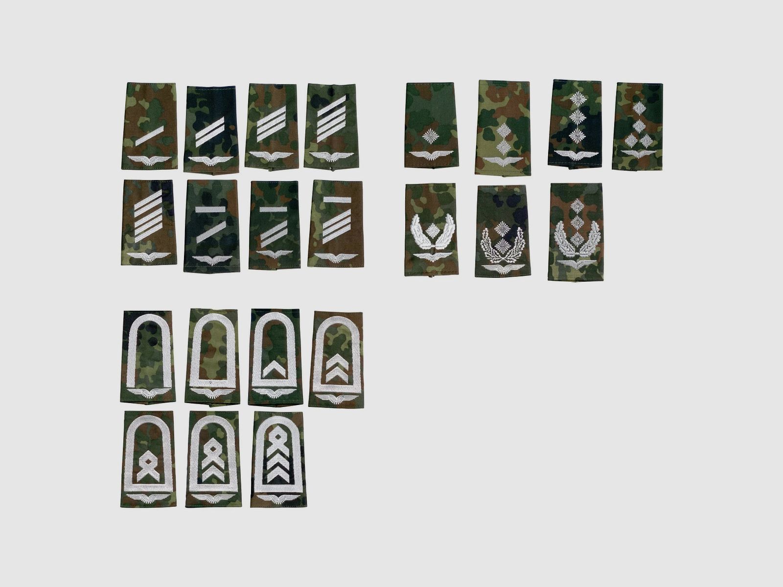 Fritzsch BW Rangabzeichen Luftwaffe Flecktarn