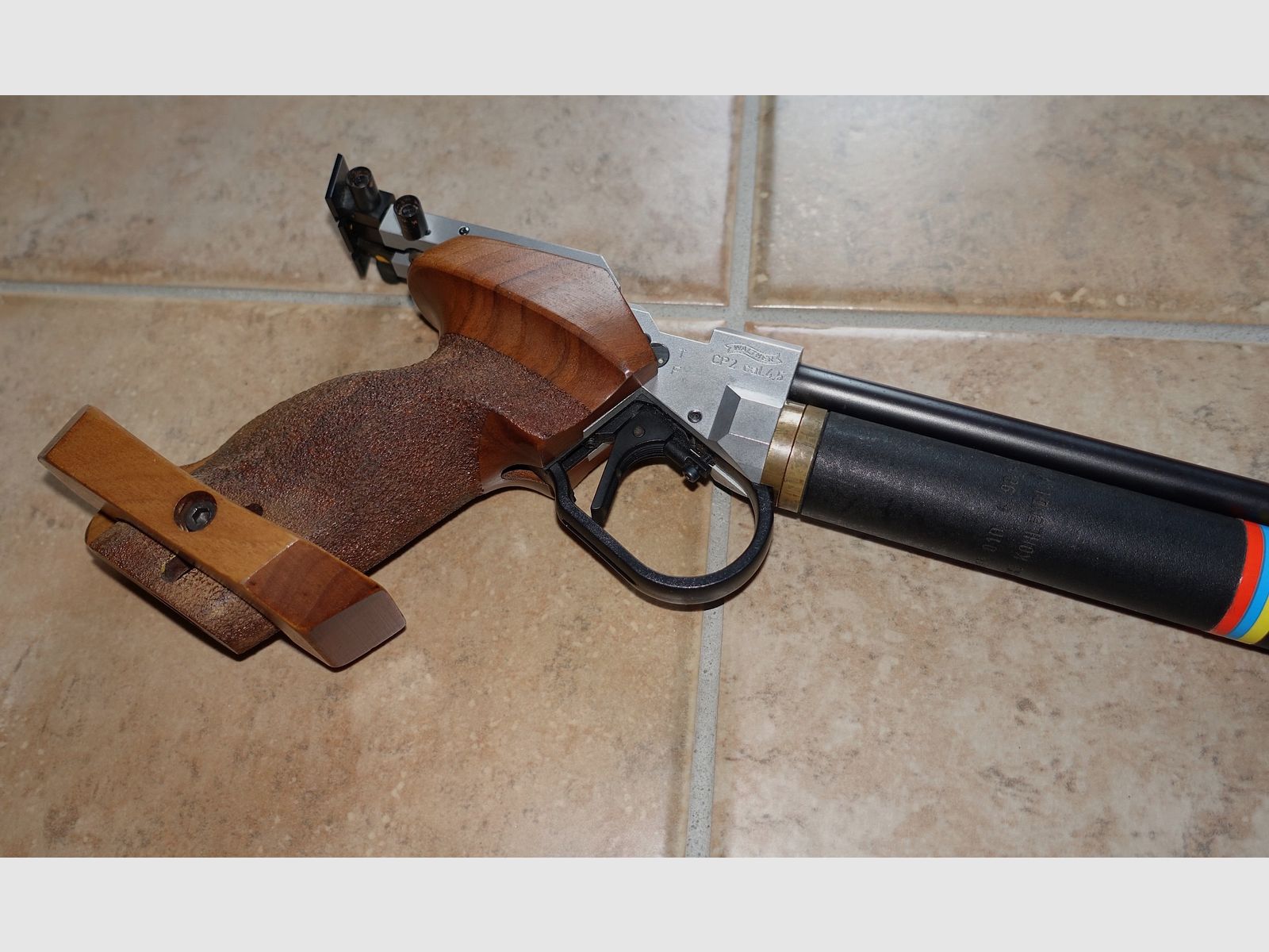 Pistola de competición Walther CP2