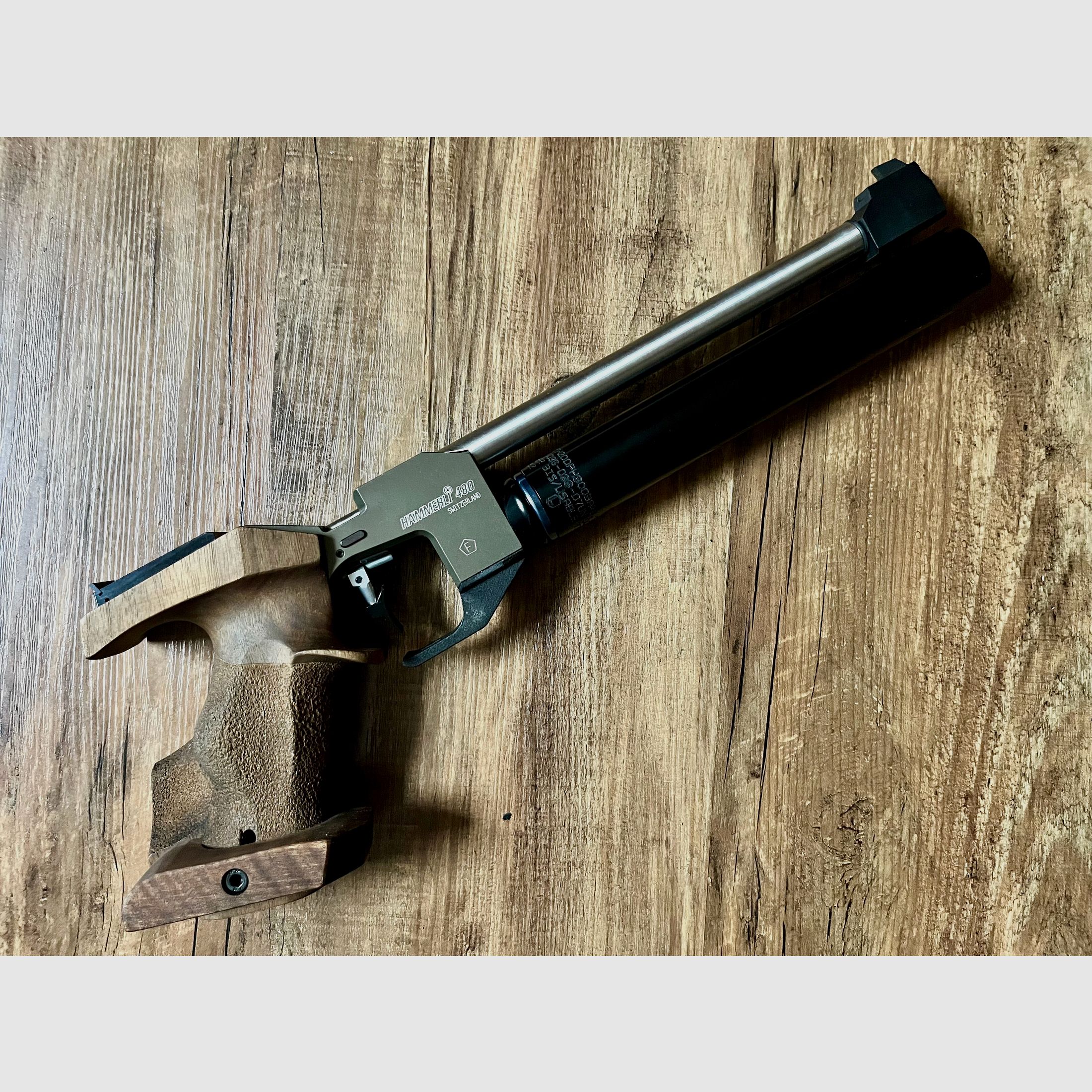 Air pistol Hämmerli 480 compressed air CO2 match pistol
