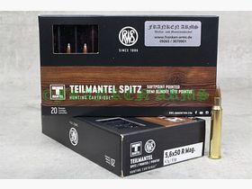 RWS Teilmantel 5,6x50R Magnum 63gr. 4,1g 20 pièces Prix dégressifs