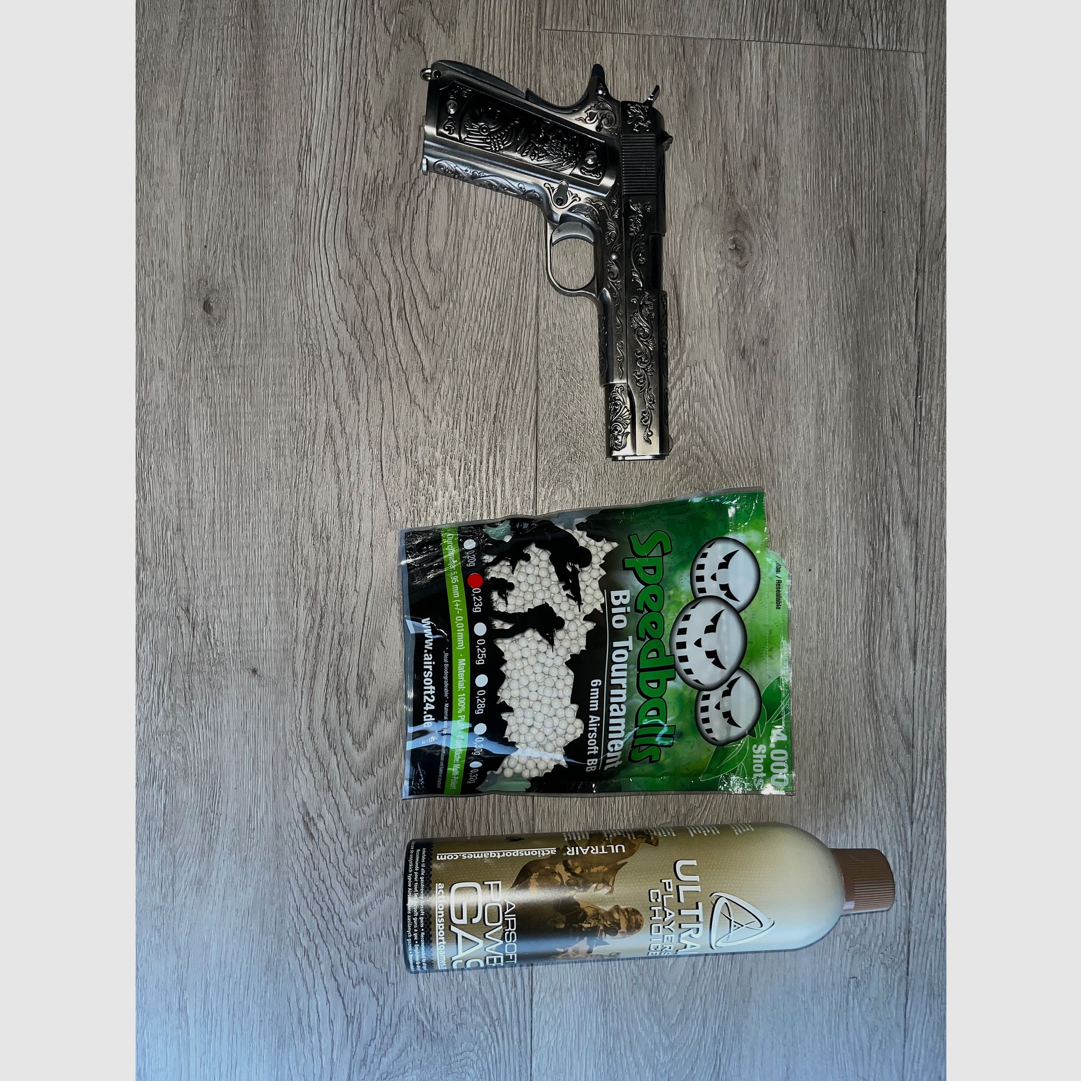  1911 GBB Vollmetall mit Gravuren