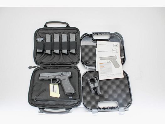 Pistole Glock 17 GEN 5 Kal 9 Para mit 4 Magazinen und Tasche 9mmLuger