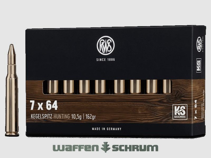 RWS 7x64 Kegelspitz 10,5g - 162gr