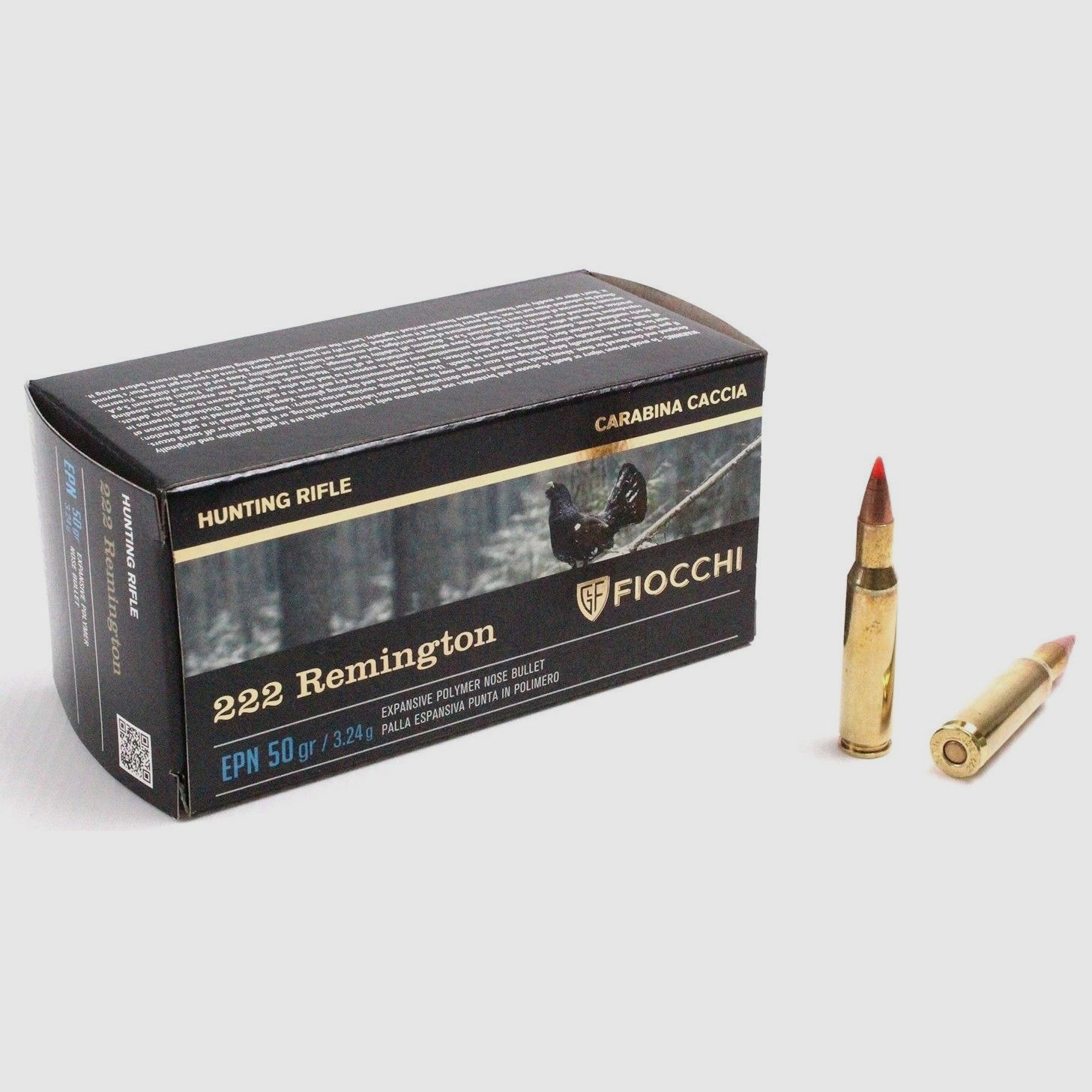 Fiocchi Munition 222 Rem EPN 50 gr, Bild 2 von 6