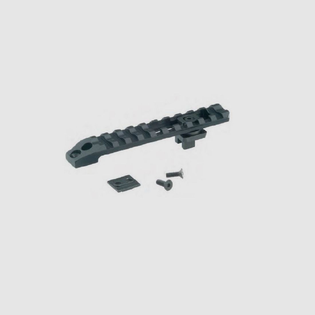 Recknagel Picatinny-/Weaver-Brückenmontage für Suhler Einhakmontagen Länge 63 bis 96 mm, Schraube