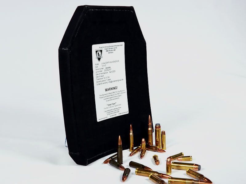 PGD Protection Plate U-Line NIJ Level IV Size: 25 x 30 cm