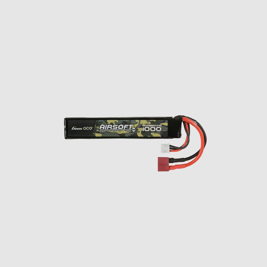 Gens Ace 25C 1000mAh 2S1P 7.4V Sticktype mit T-Stecker
