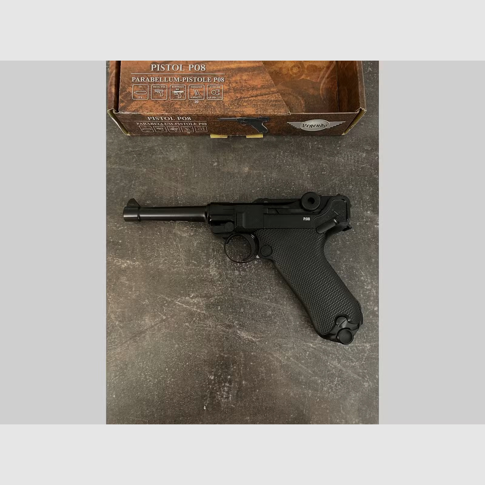 Luger P08 CO2 Blowback