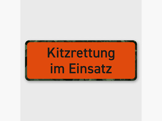 Magnetschild "Kitzrettung im Einsatz"
