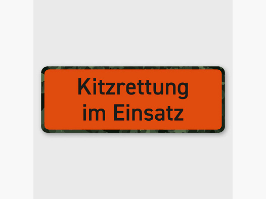 Magnetschild "Kitzrettung im Einsatz"
