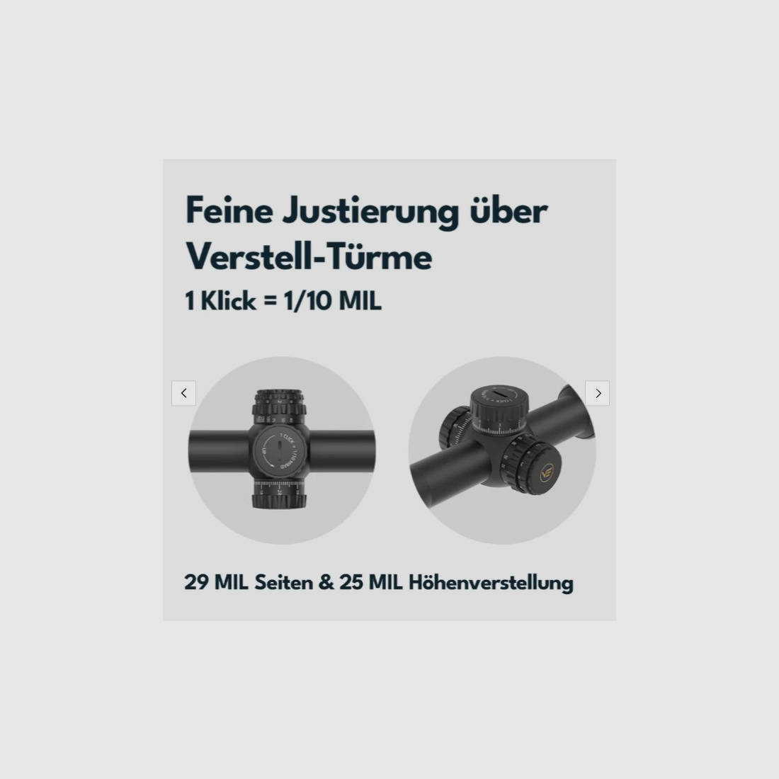 Vector Optics SCFF-64 Taurus Zielfernrohr 3-18x50 FFP GenII - Montage für 21mm Picatinny/Weaver