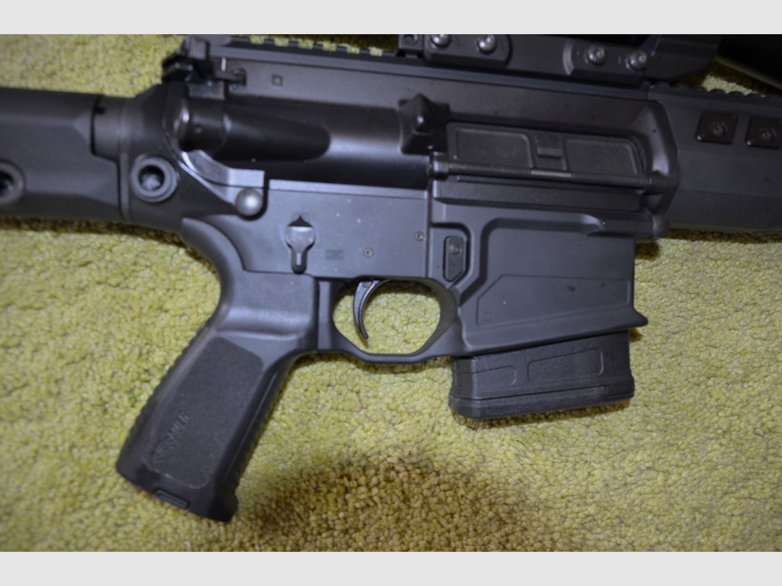 Sig Sauer 716 G2 Patrol with Geissele trigger and Magpul STR stock