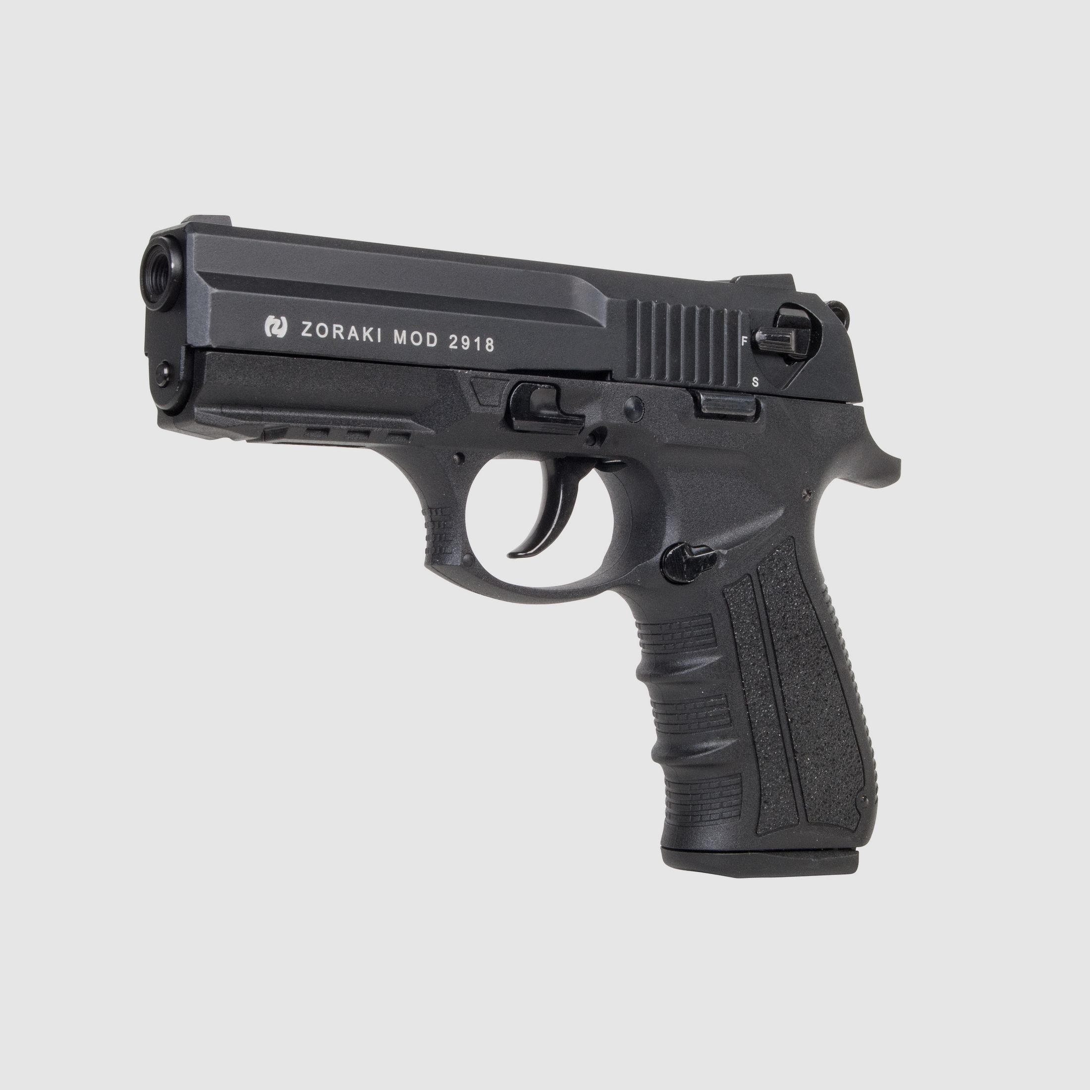 Zoraki 2918 Kal.9mm P.A.K. - Black für 18 Schuss