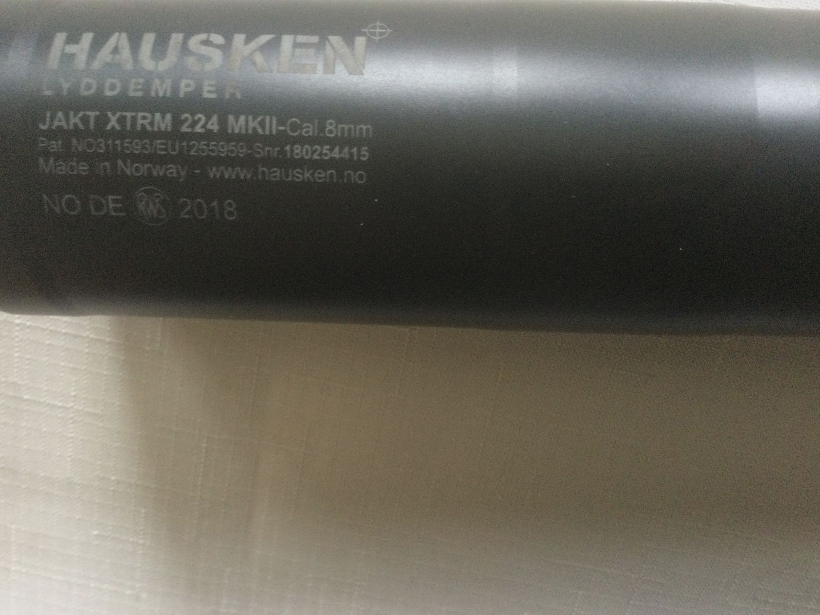 Schalldämpfer Hausken JD 224 MK II 6XTREM cal.8mm