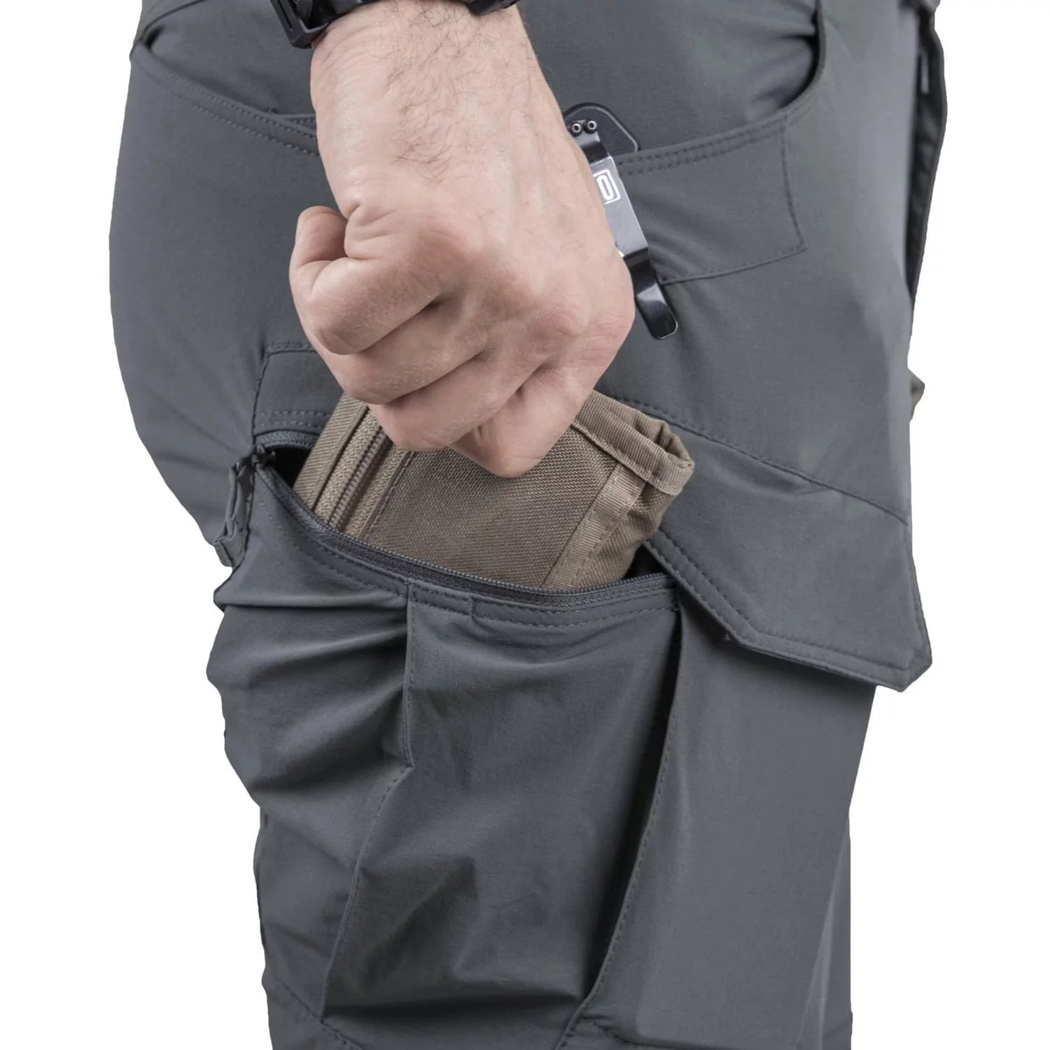 Helikon OTP VersaStretch Lite Taiga Green outdoor trousers (SP-OTP-VL-09), image 24 of 34