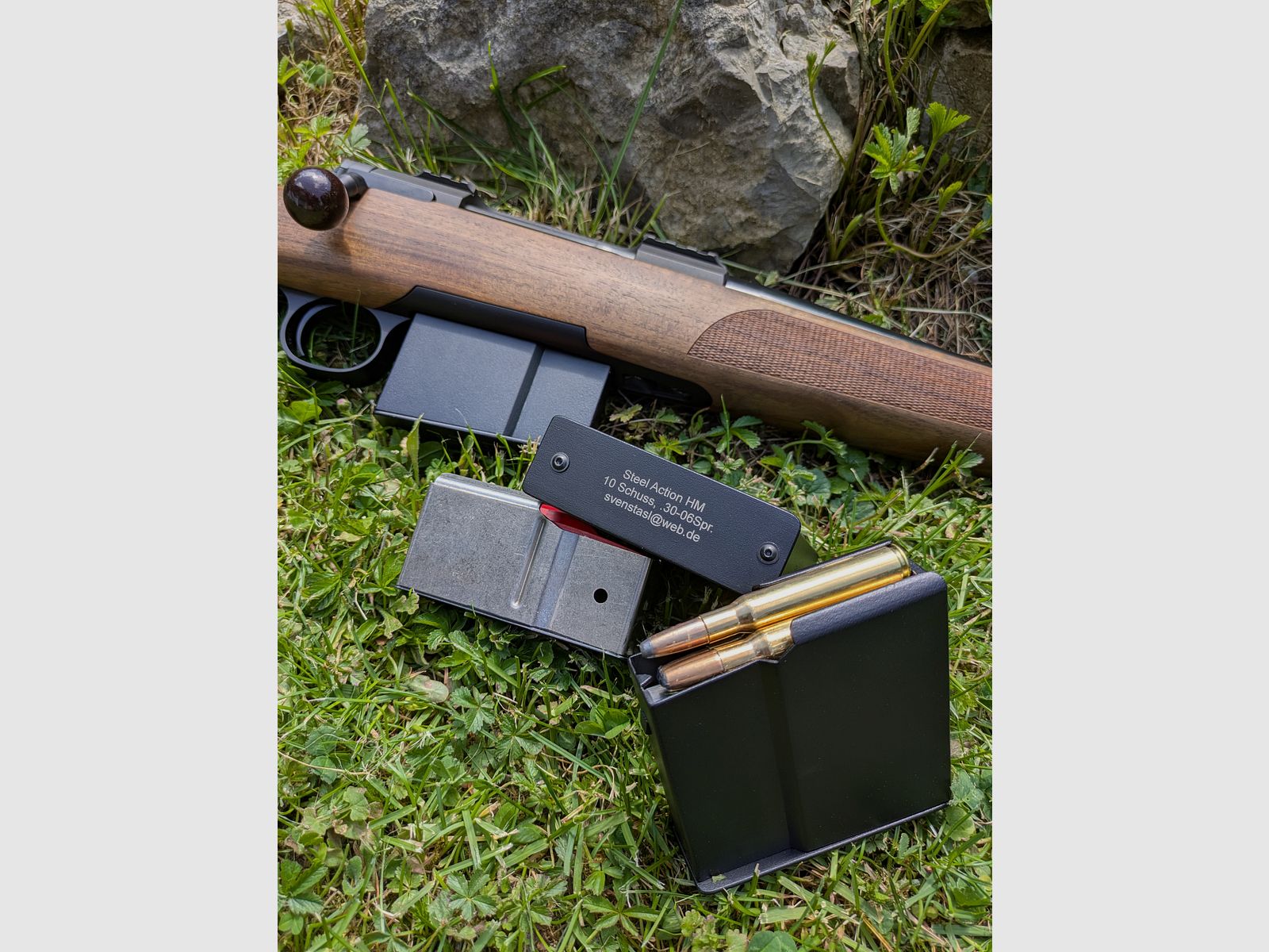 10 Schuss Magazine Steel Action HM/10 Round Magazines Steel Action HM 