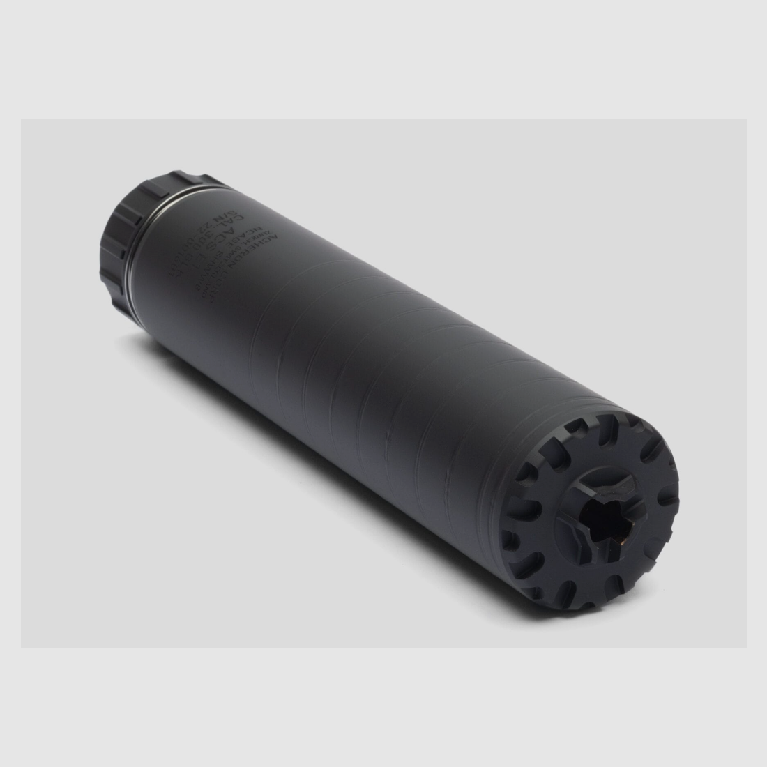 Schalldämpfer ACS E1 HexaLug 300A Schwarz, Bild 1 von 2