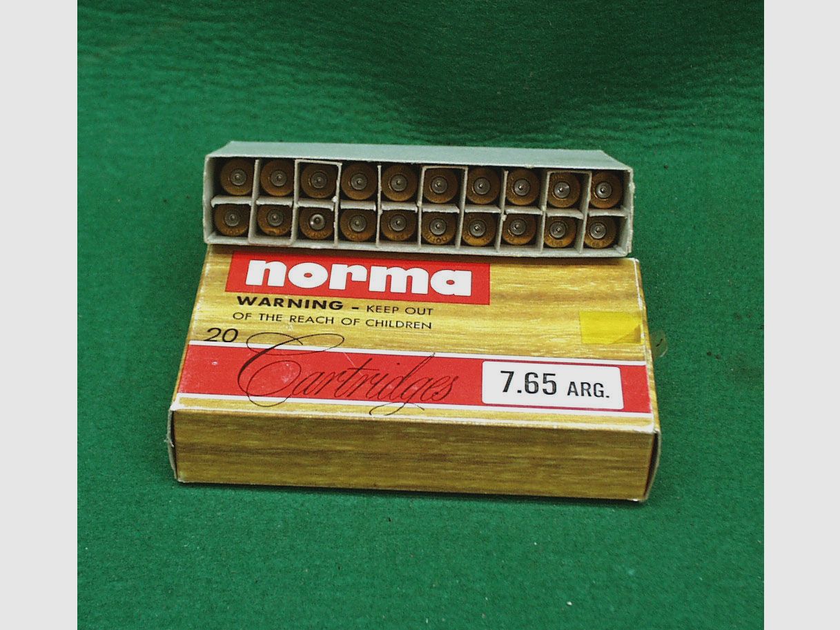 norma Hülsen 7,65 ARG., gebraucht