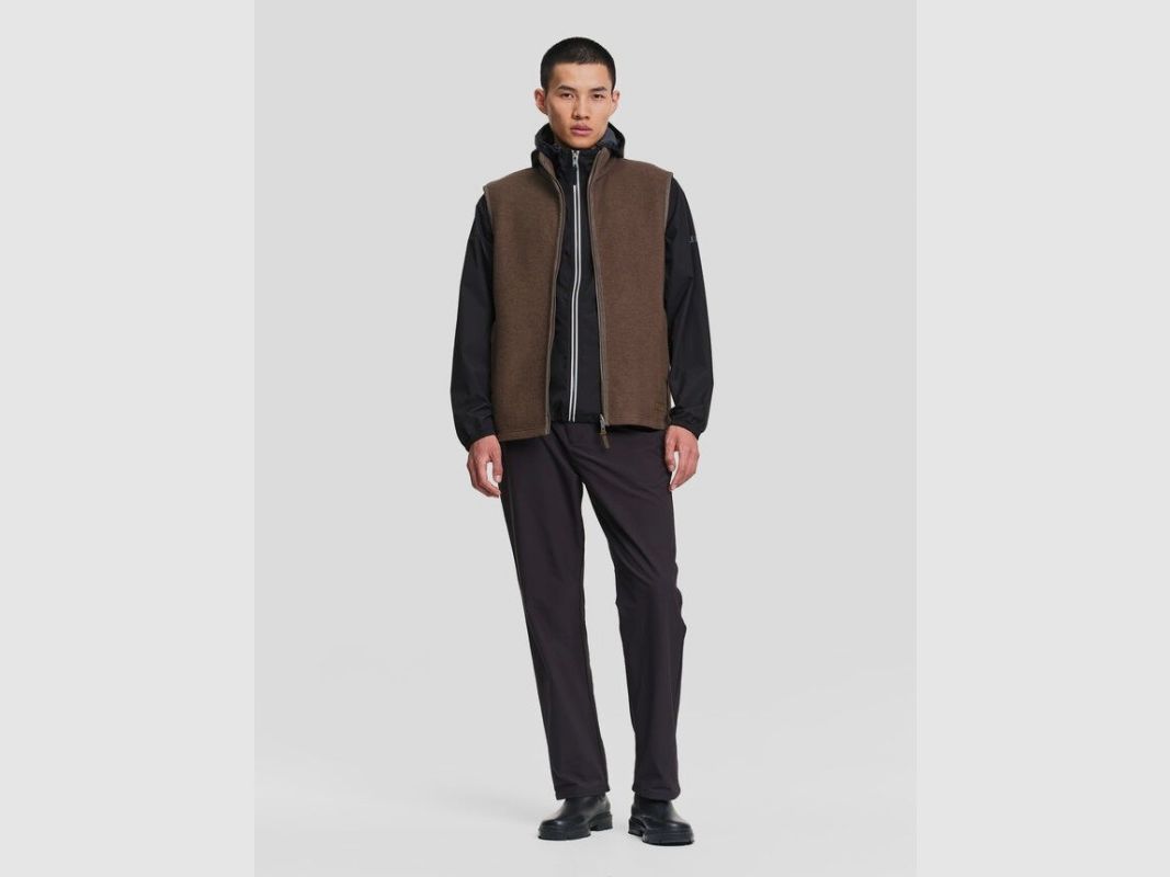 Aigle Wool Vest Cedar, image 3 of 6