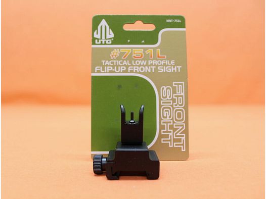 UTG - Leapers UTG Flip-Up Front Sight Low Profile (MNT-751L) Handguard Mount/ Klappkorn für Picatinnyprofil