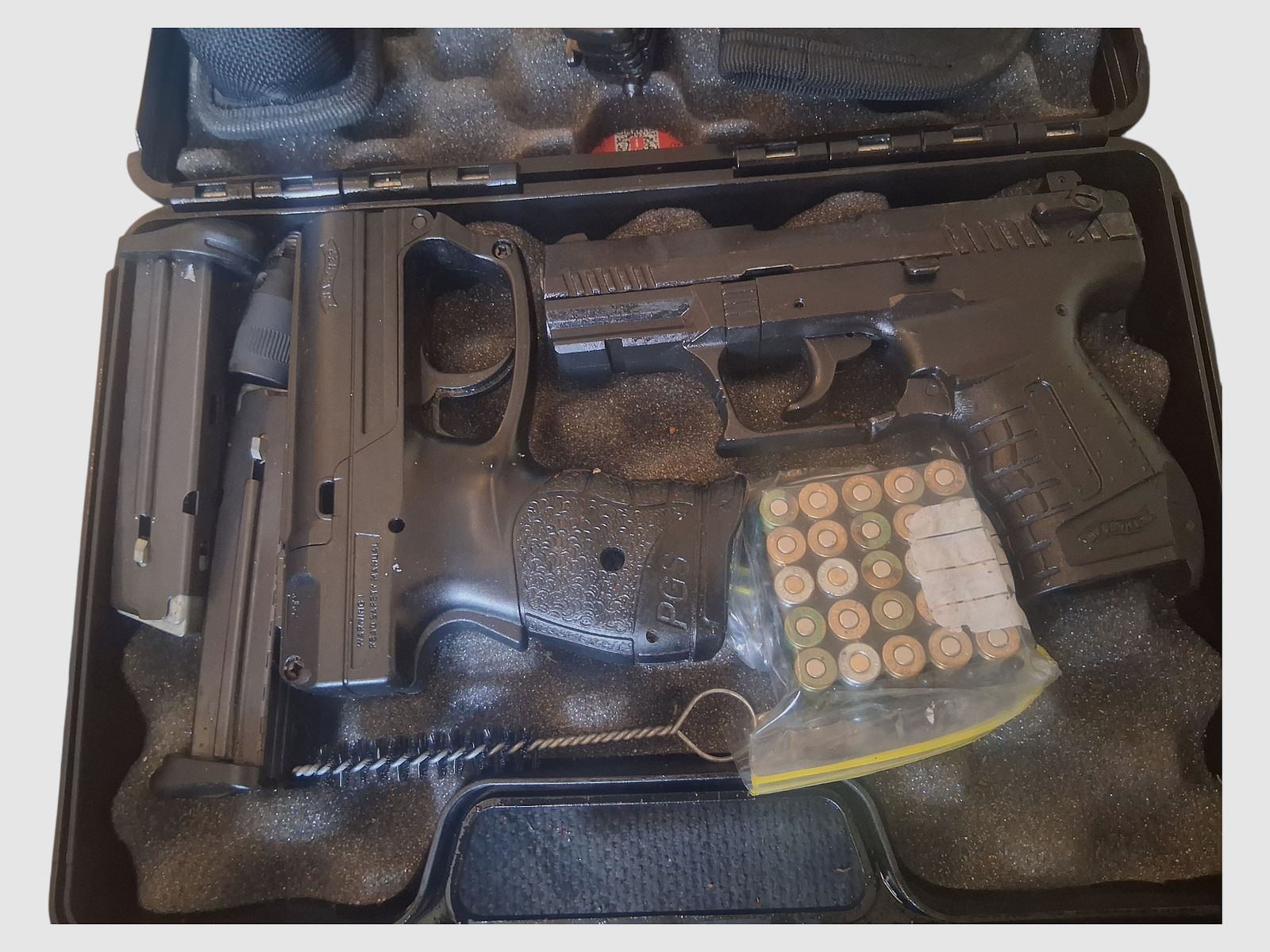 Walther P22 XXL Ensemble Complet + PG5 + Étui + Couteau – AUJOURD'HUI FIN - 20 heures